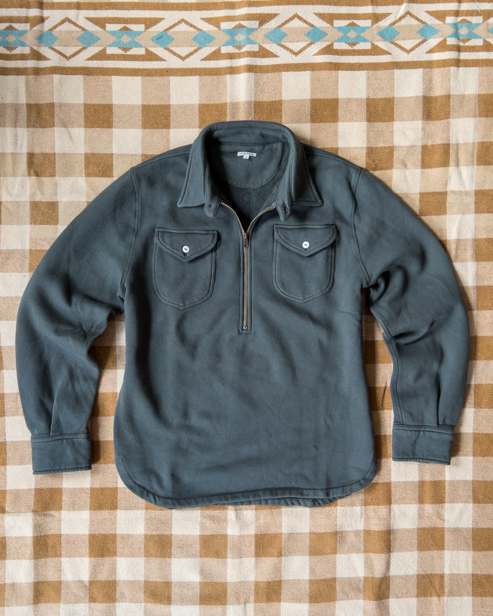 Half Zip Sweatshirt Faded