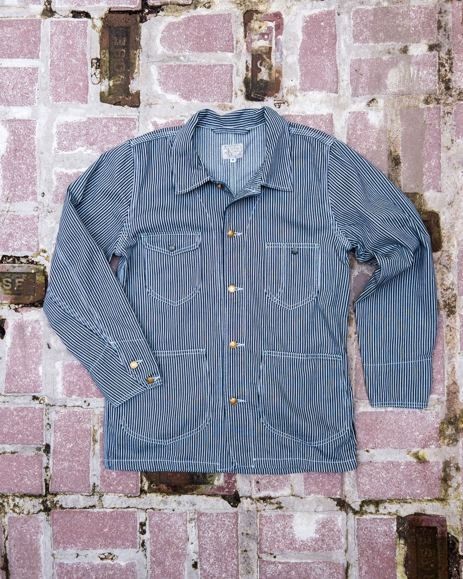 Liberty Stripe Barn Jacket Rinsed