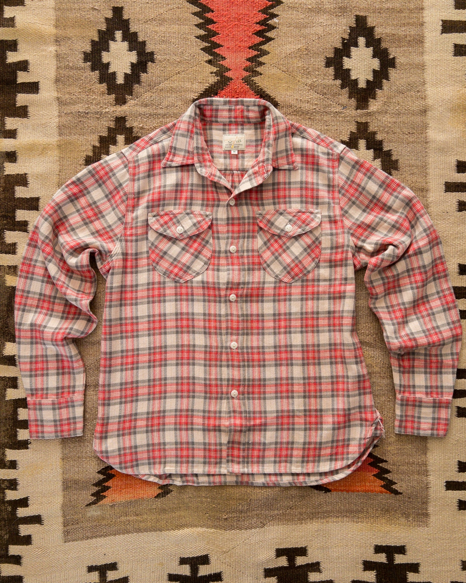 Washed Flannel Workshirt Cherry Blossom