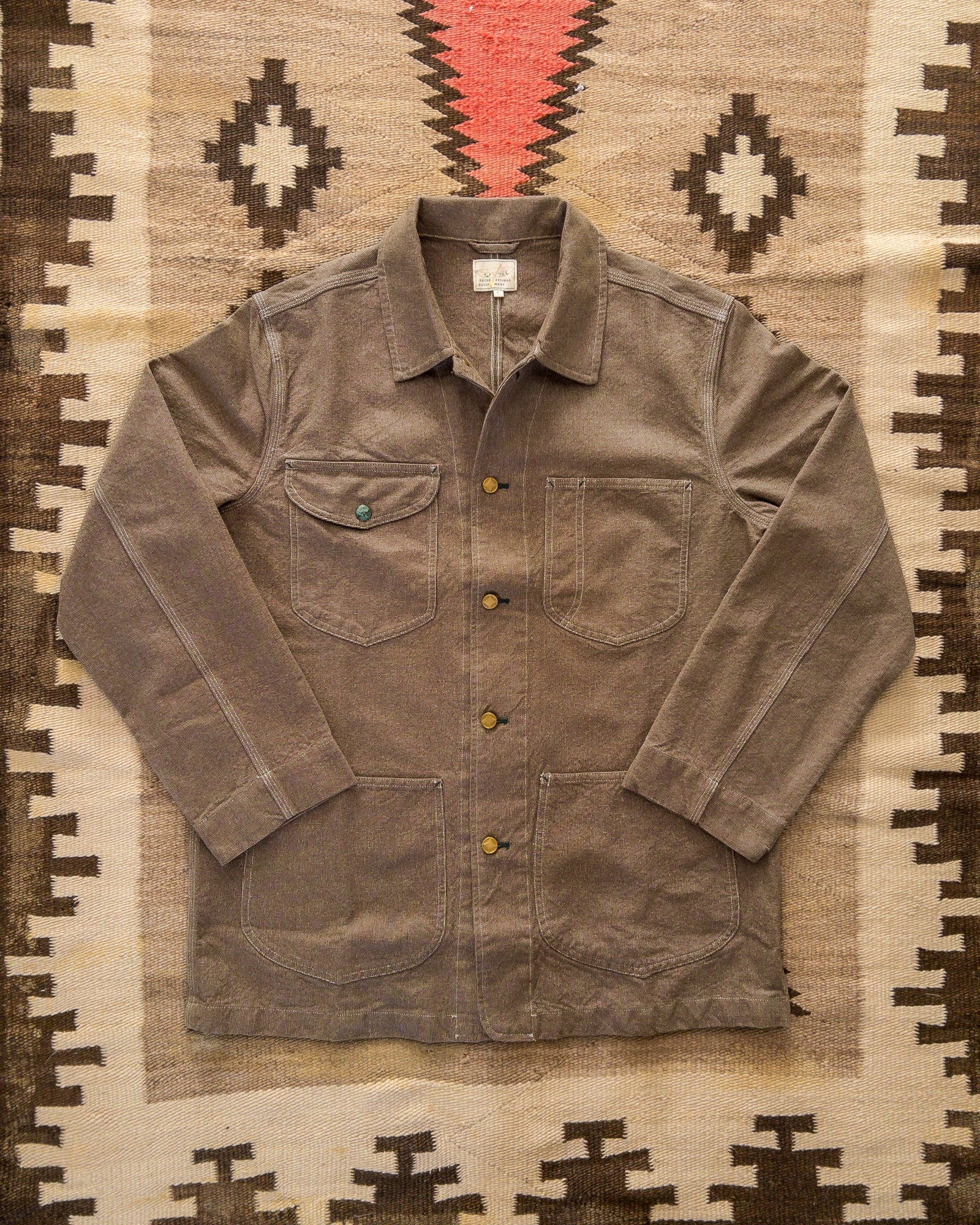 Heavyweight Pinpoint Canvas Barn Jacket