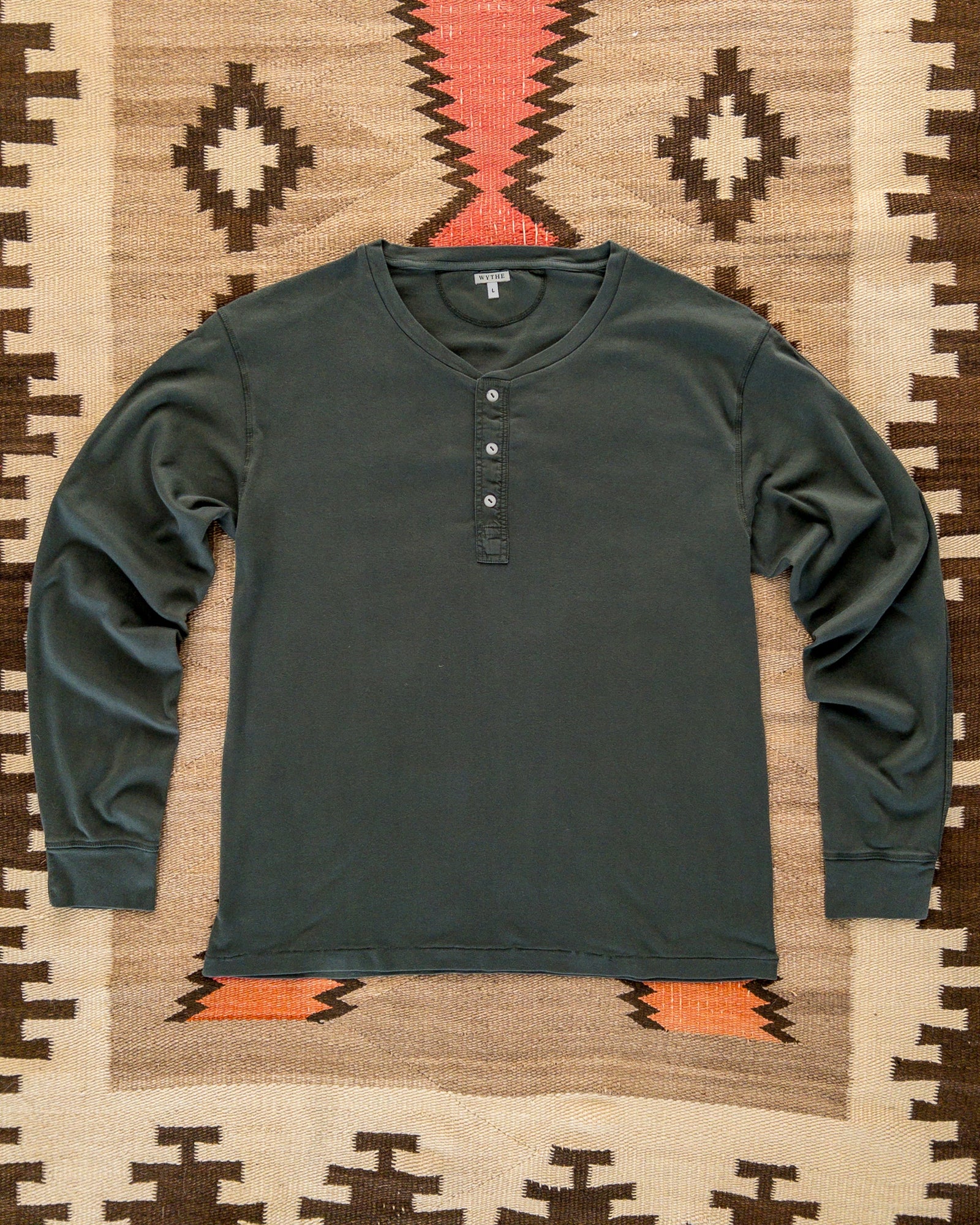 Cotton Henley Faded