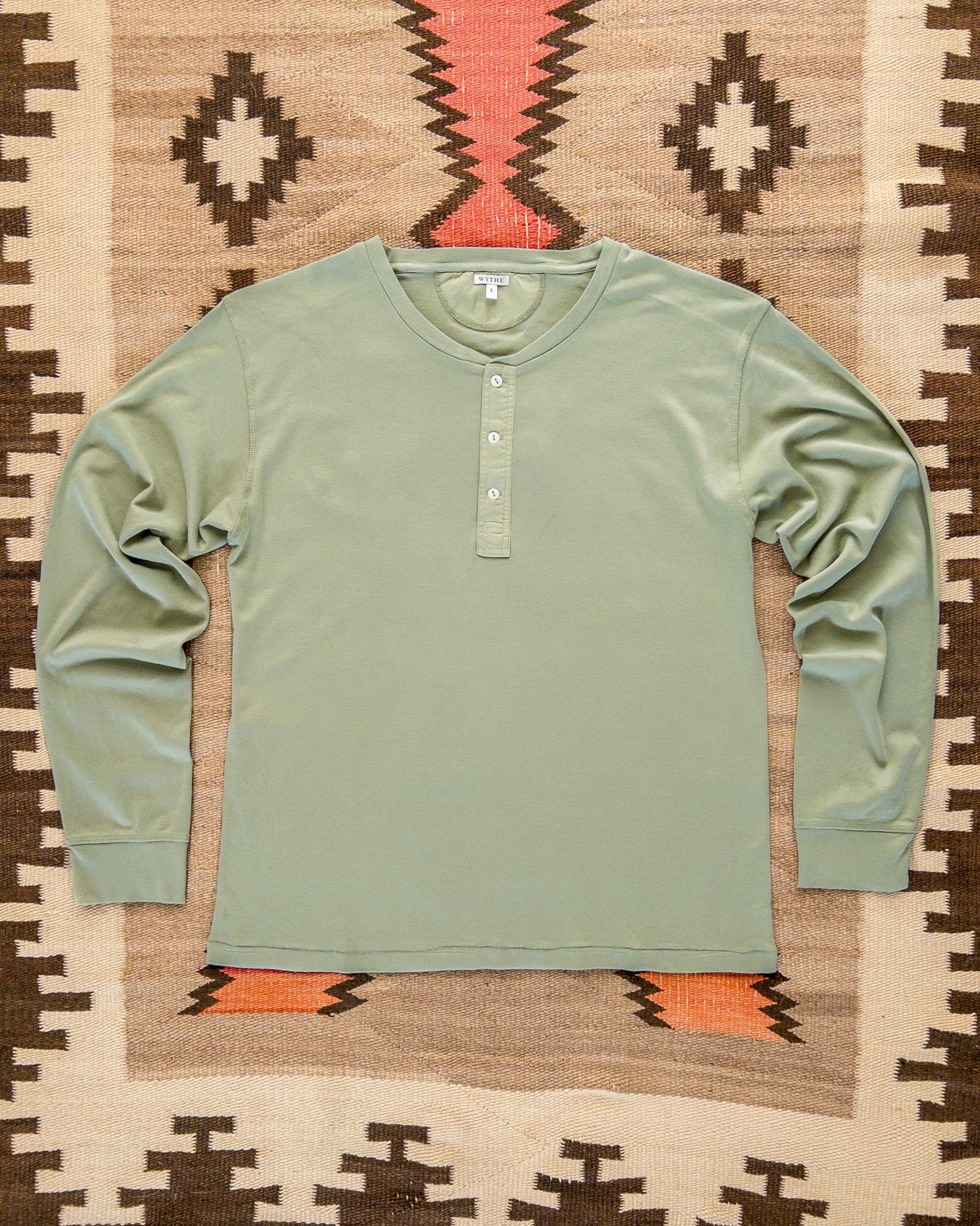 Cotton Henley Faded