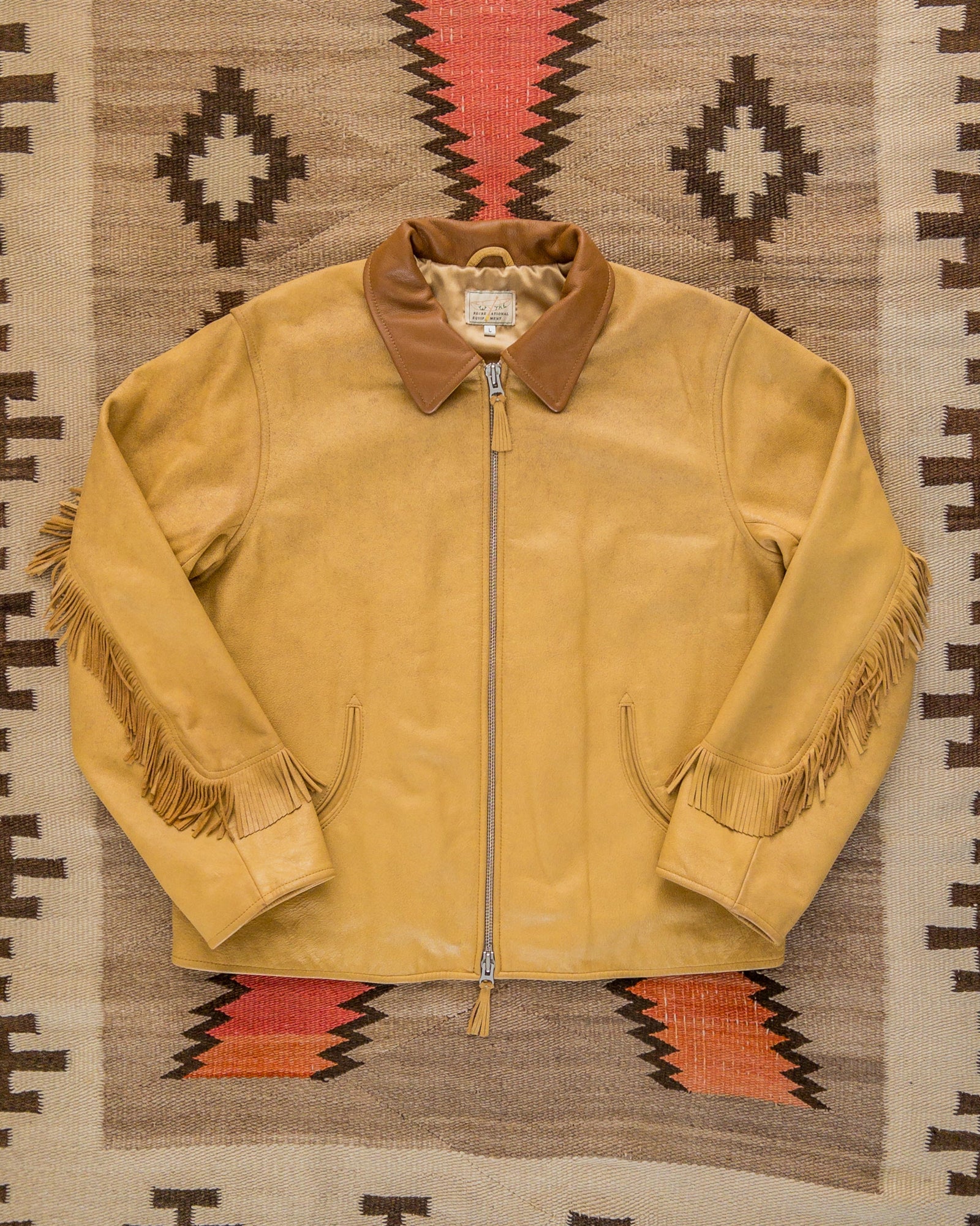 Mustang Fringe Leather Jacket