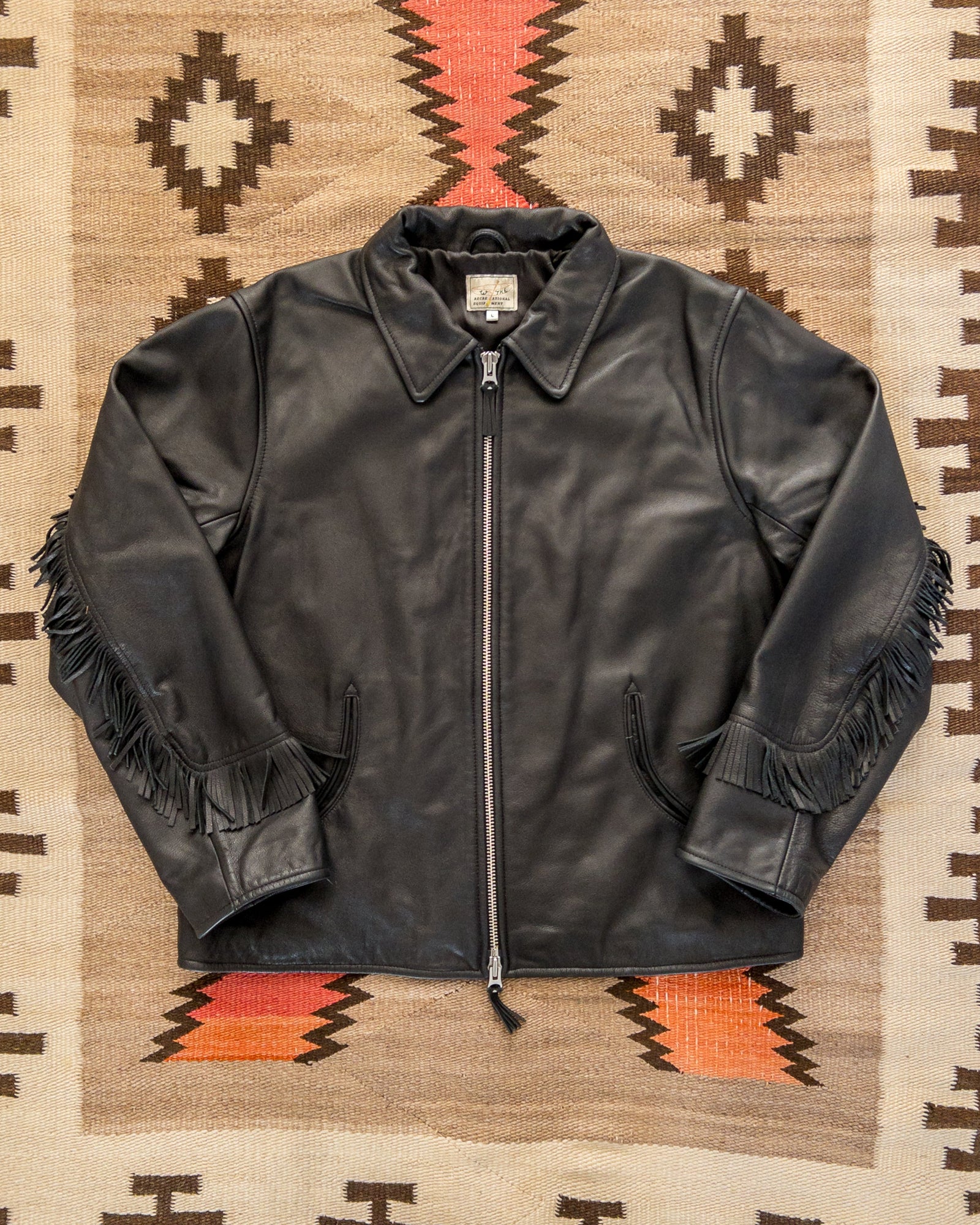 Mustang Fringe Leather Jacket