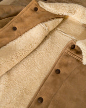 Suede Shearling Ranch Jacket - Oak