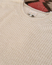 Highland Shakerknit Sweater - Cream