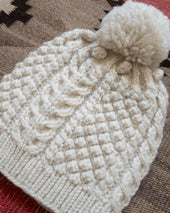 Bramble Stitch Hand Knit Beanie
