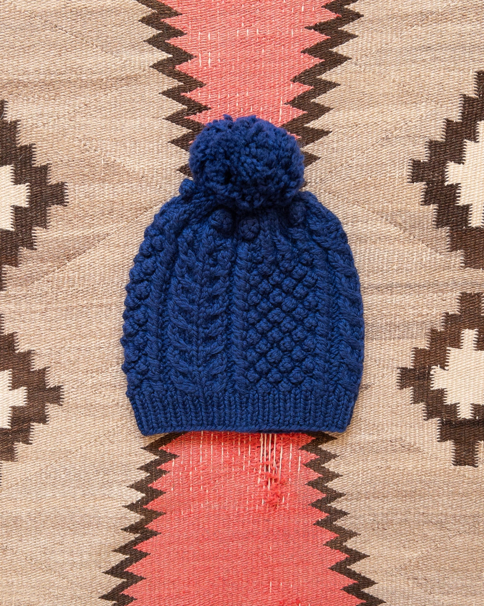 Bramble Stitch Hand Knit Beanie