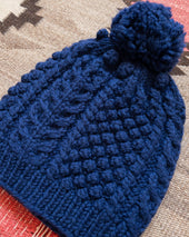 Bramble Stitch Hand Knit Beanie