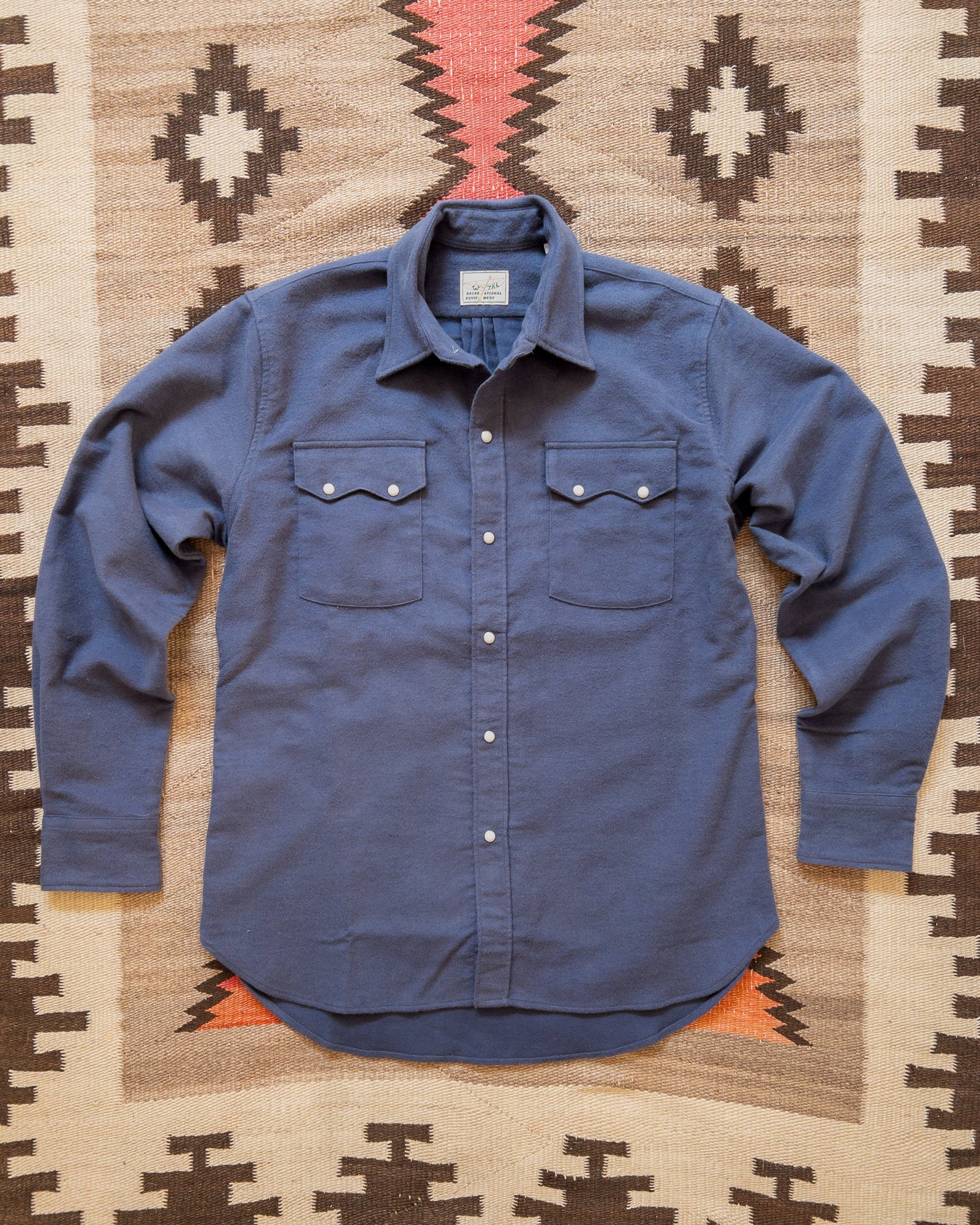 Moleskin Pearlsnap Shirt Faded
