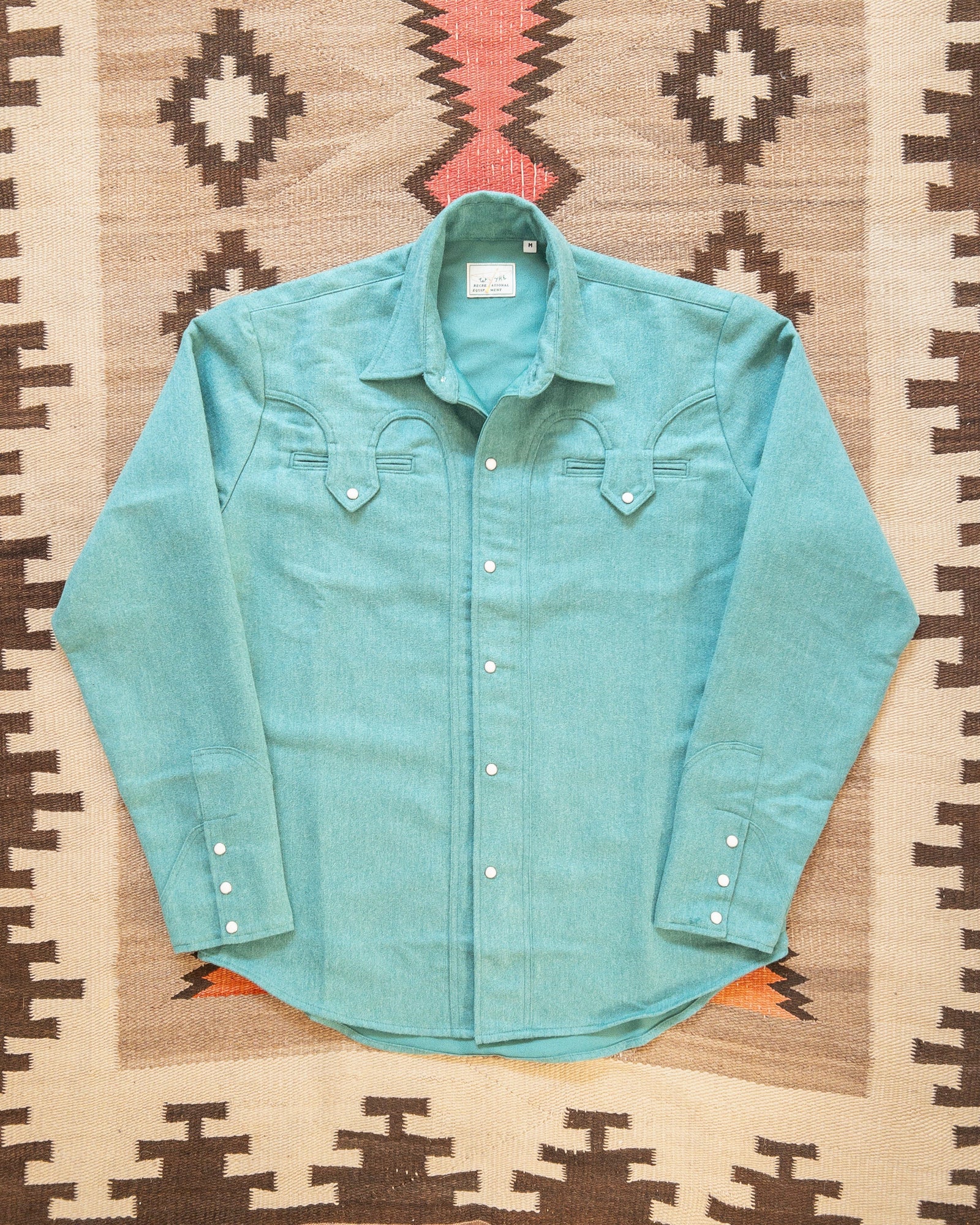 Moleskin Outlaw Shirt Wintergreen Melange