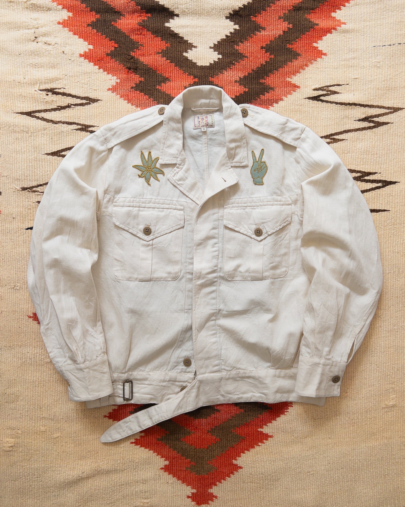 Cotton Linen Twill Daytripper Jacket Unbleached