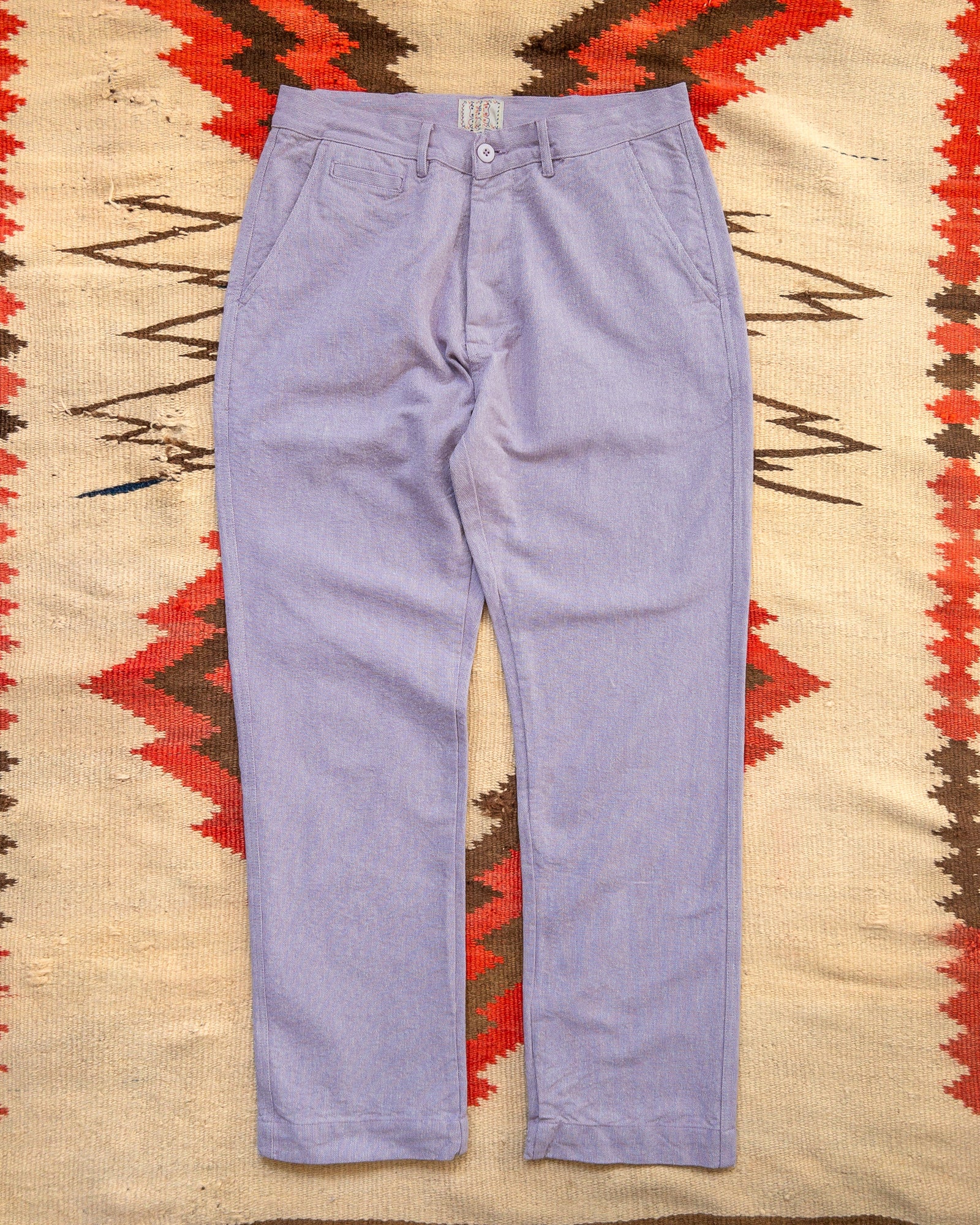 Rustic Plainweave Chino Hazy Purple