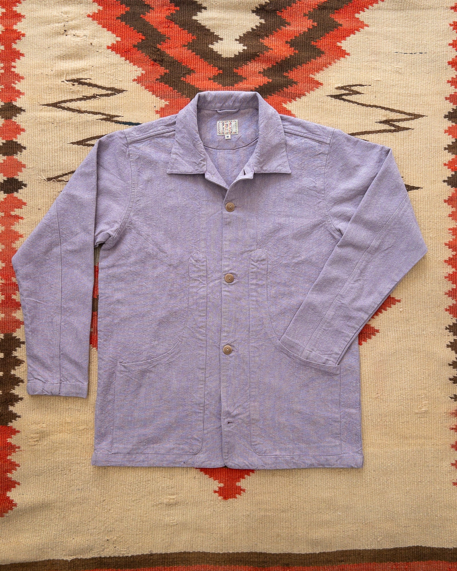 Rustic Plainweave Hunting Jacket Hazy Purple