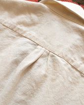Aertex Half Zip Shirt Unbleached