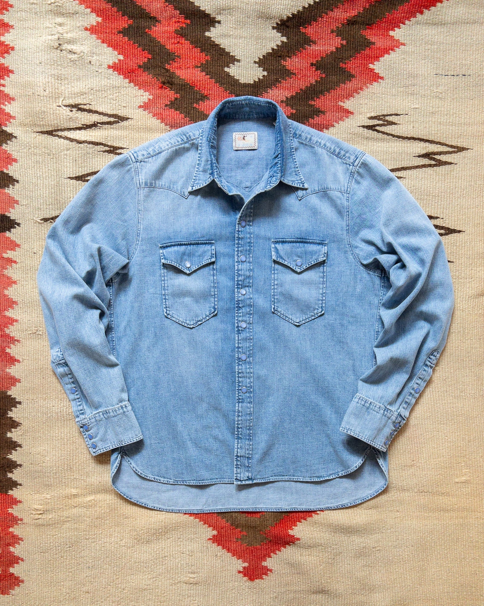 Pearlsnap Shirt Washed Indigo