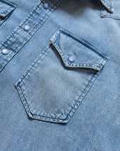Pearlsnap Shirt Washed Indigo