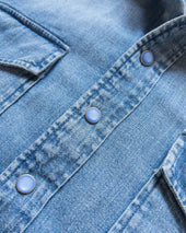 Pearlsnap Shirt Washed Indigo