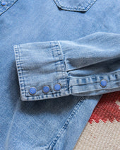 Pearlsnap Shirt Washed Indigo