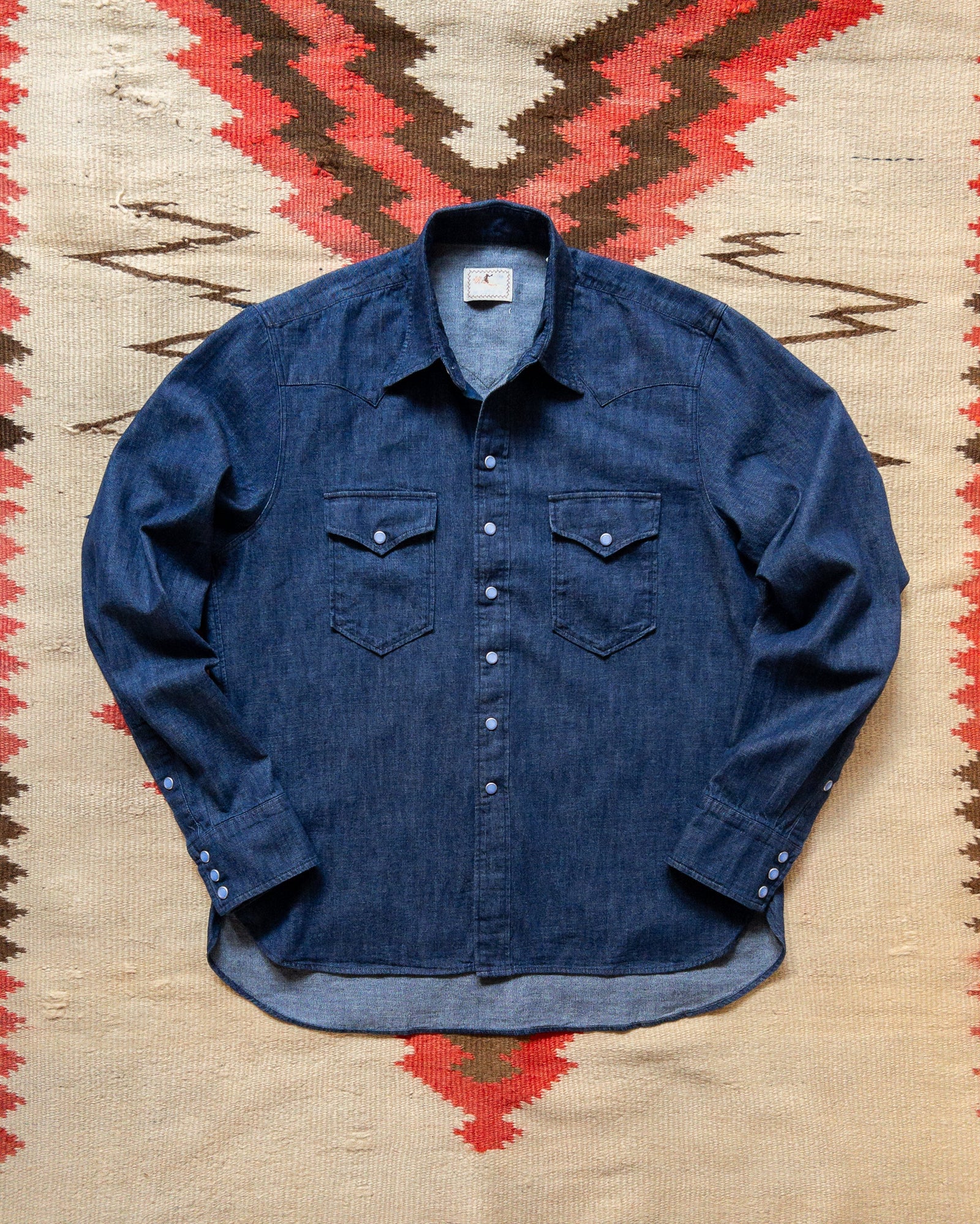 Pearlsnap Shirt Rinsed Indigo