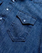 Pearlsnap Shirt Rinsed Indigo
