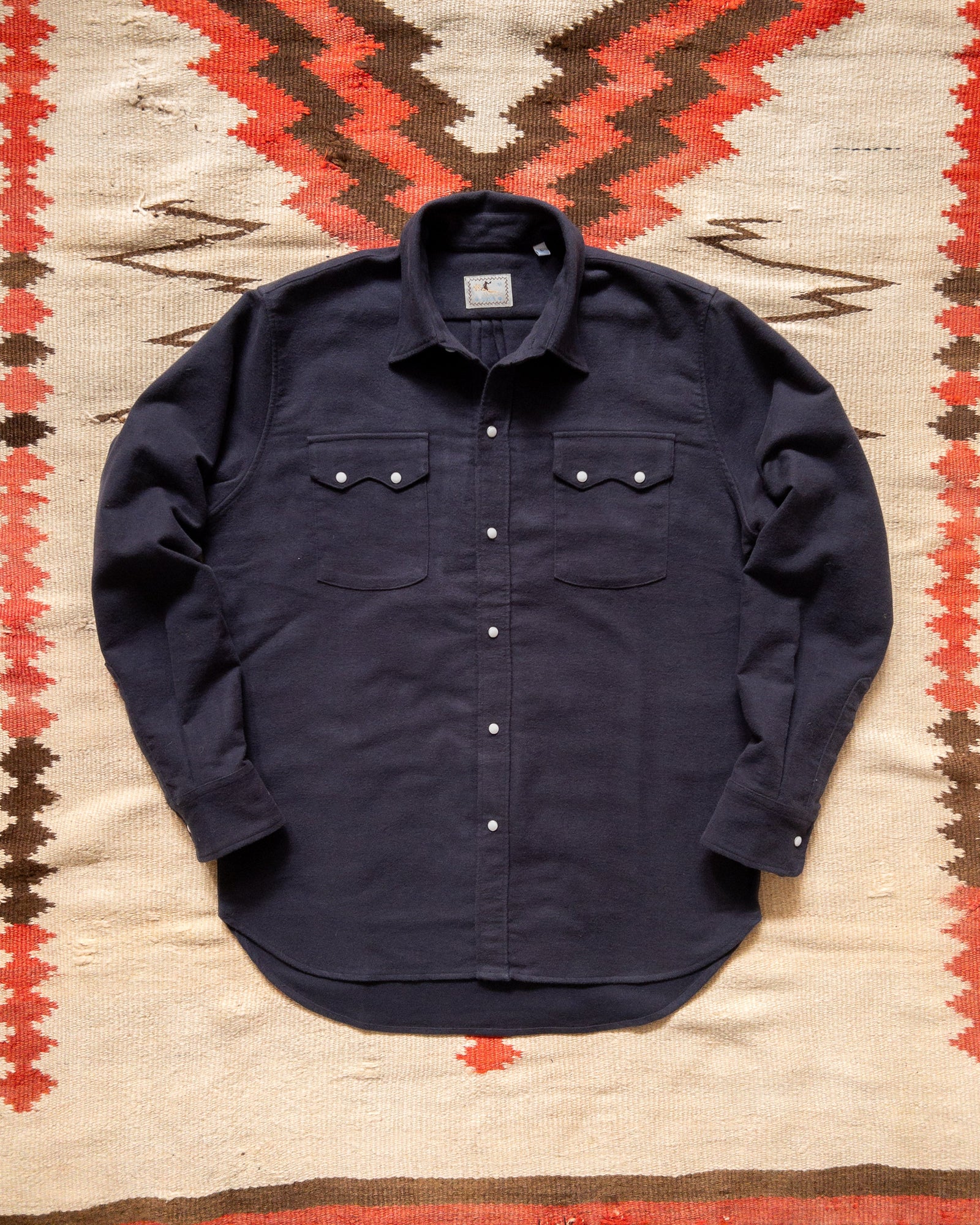 Moleskin Pearlsnap Shirt Night Sky