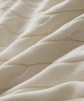 Italian Cotton Cable Sweater Polo