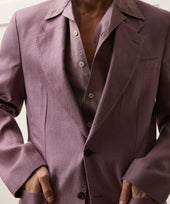 Italian Linen-Wool Single-Breasted Wythe Suit