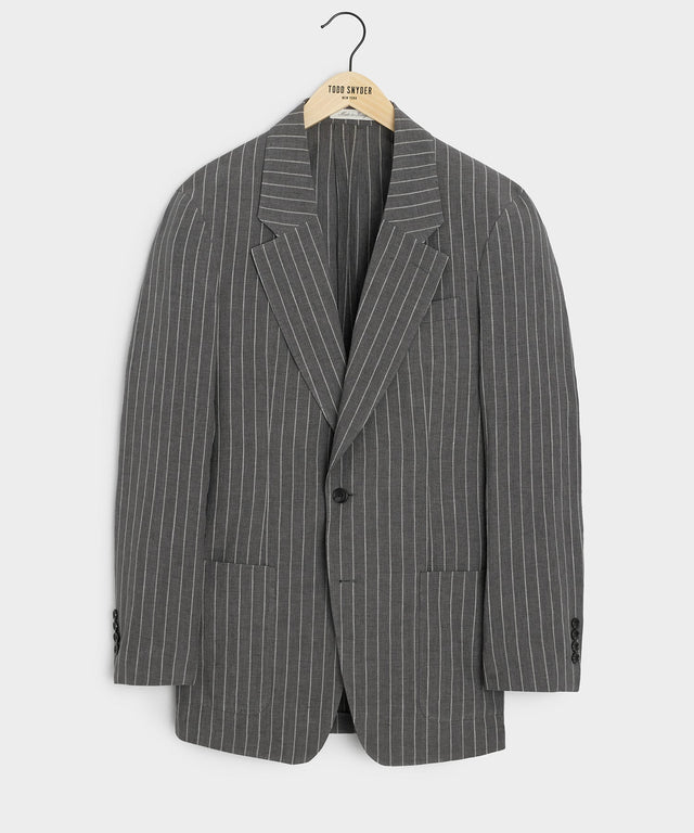 Italian Linen-Cotton Single-Breasted Wythe Jacket