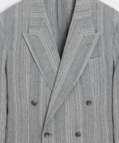 Italian Multi-Stripe Linen Wythe Jacket
