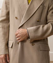 Italian Linen Silk Herringbone Wythe Suit