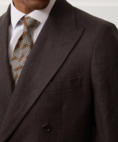 Italian Linen Herringbone Wythe Jacket