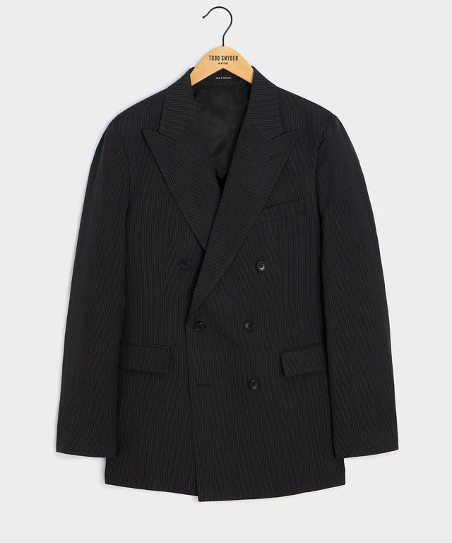 Italian Striped Linen Wythe Jacket