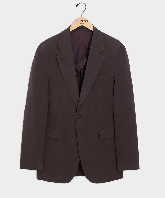 Italian Sueded Linen Sutton Jacket