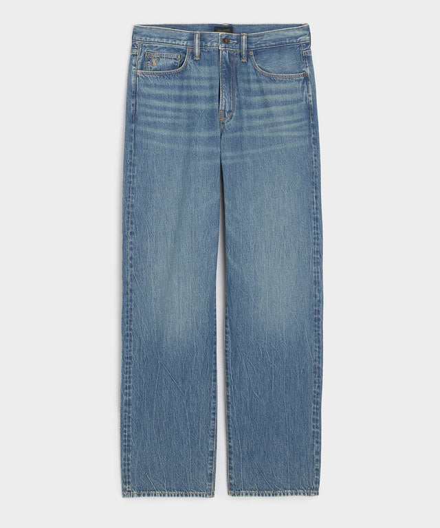 Relaxed Summerweight Jean in Medium Indigo
