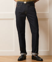 Straight Fit Summerweight Jean in Rinsed Indigo