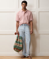 Relaxed Cotton Pique Polo