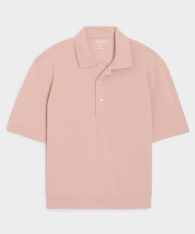 Relaxed Cotton Pique Polo