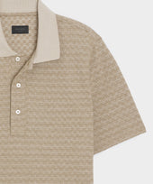 Grid Pique Polo