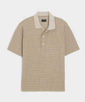 Grid Pique Polo