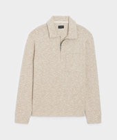 Heathered Quarter-Zip Polo
