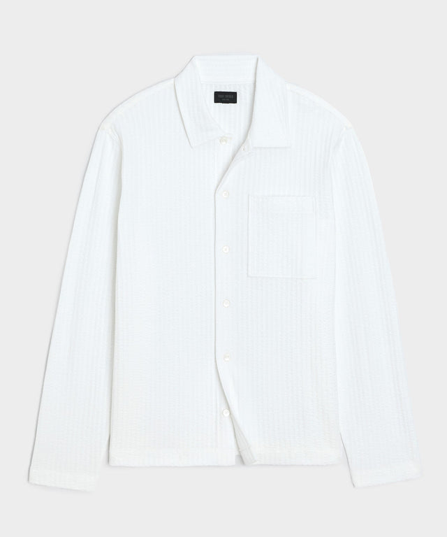 Knit Seersucker Shirt