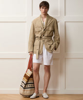 Italian Suede Cartographer's Jacket