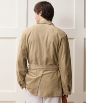 Italian Suede Cartographer's Jacket