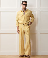 Italian Sueded Linen Ricky Jacket