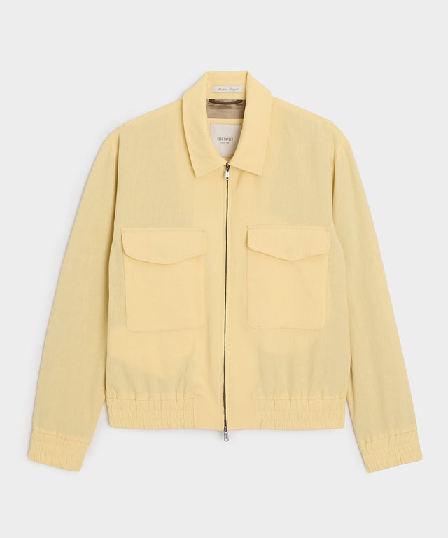 Italian Sueded Linen Ricky Jacket