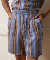 Italian Multi-Stripe Leisure Short