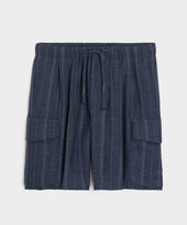 Italian Wool-Linen Cargo Short