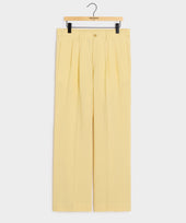 Italian Sueded Linen Gaucho Pant
