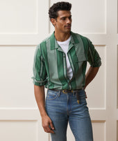 Sand-Washed Silk Studio Shirt